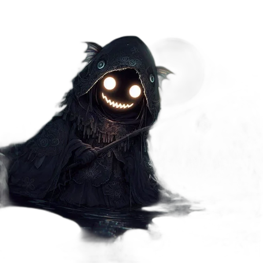 mask, creature, animal, staff transparent PNG cut-out