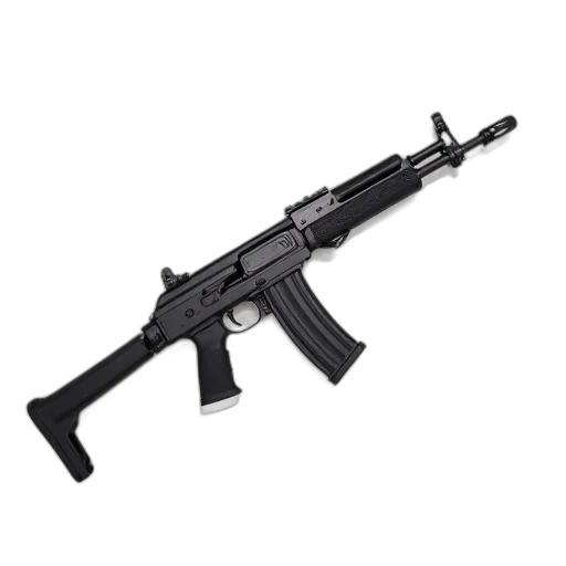 weapon, black, modern, assault, rifle, long, barrel, grip transparent PNG cut-out