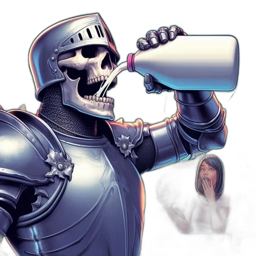 robot, bottle, weapon, mask, vaporwave, concept art, comic book art, 3d render transparent PNG cut-out