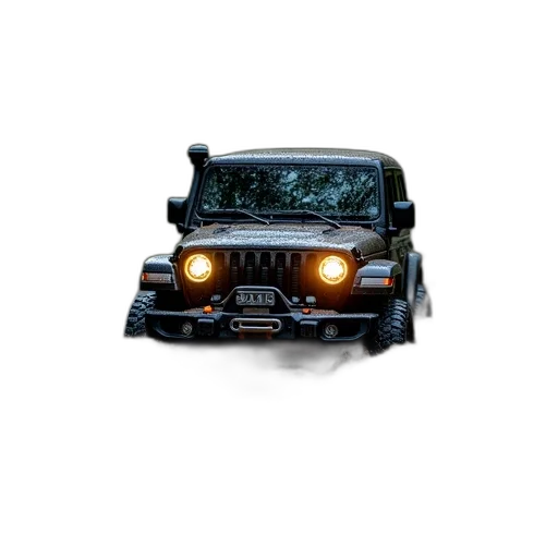 car, animal, photorealistic, 3d render, pixel art, concept art, rugged, off-road transparent PNG cut-out