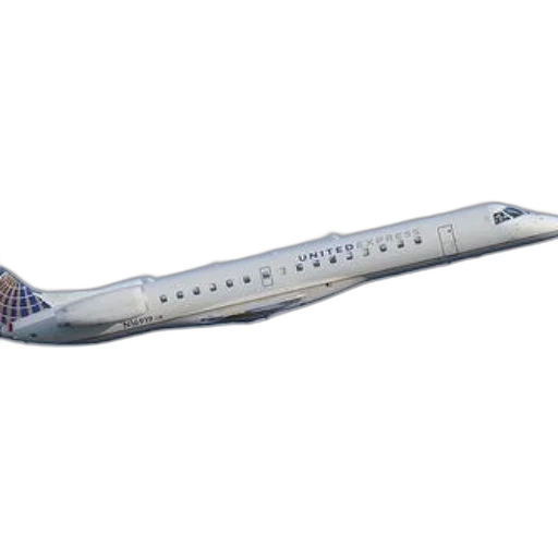 staff, 3d render, united, express, airplane, flying, through, clear transparent PNG cut-out