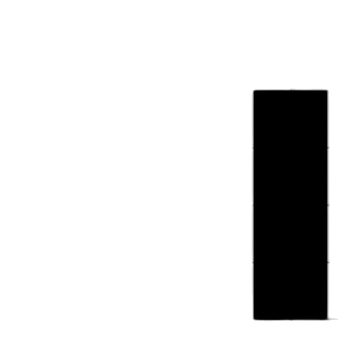 face, robot, furniture, staff, pixel art, 3d render, monochrome, dark transparent PNG cut-out