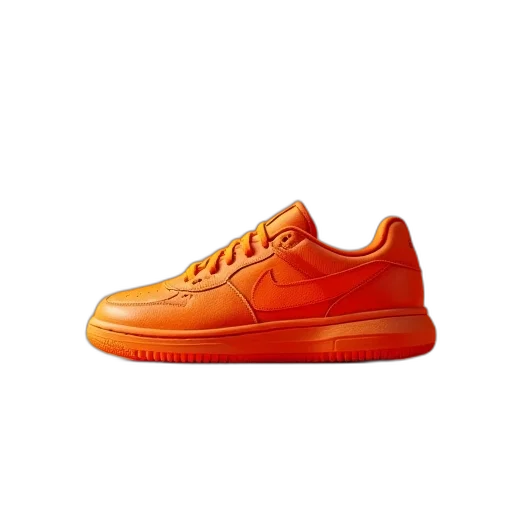 shoes, 3d render, shoe, orange transparent PNG cut-out