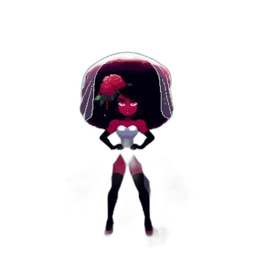 robot, mask, hat, creature, concept art, pixel art, 3d render, anime transparent PNG cut-out