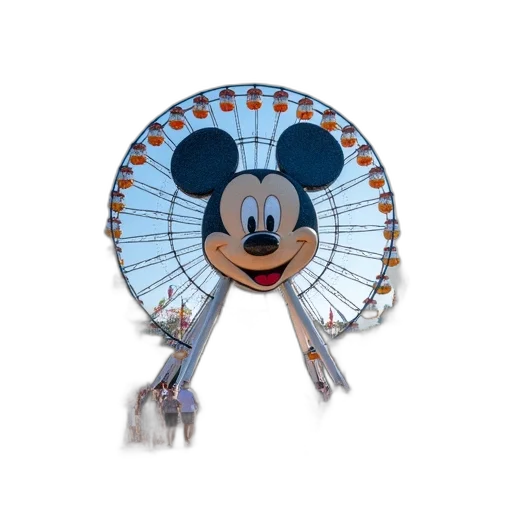 umbrella, mask, jacket, staff, 3d render, concept art, vibrant, amusement transparent PNG cut-out