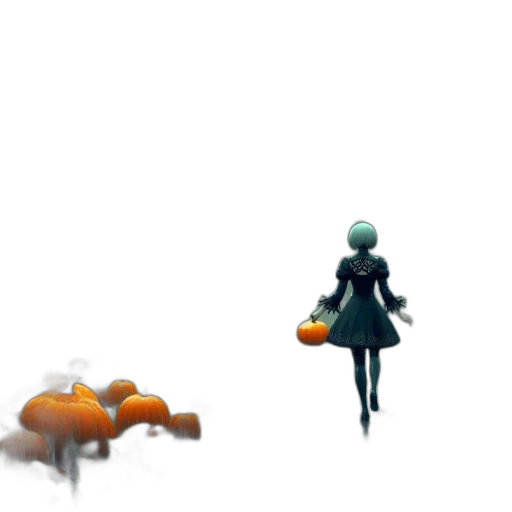 robot, creature, food, dress, concept art, 3d render, pixel art, fantasy art transparent PNG cut-out