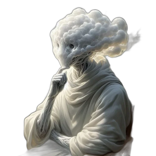 mask, jacket, hat, hair, concept art, fantasy art, photorealistic, pixel art transparent PNG cut-out