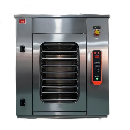 3d render, industrial, microwave, drying transparent PNG cut-out