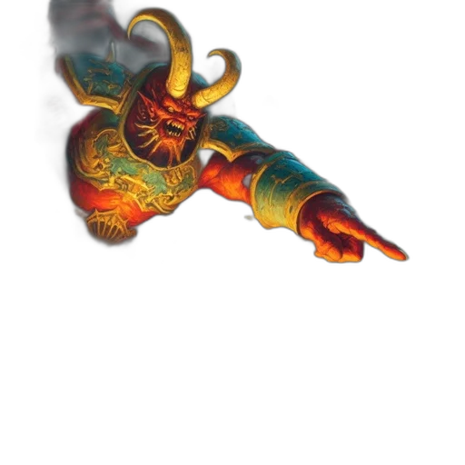 dragon, staff, weapon, mask, concept art, fantasy art, 3d render, photorealistic transparent PNG cut-out