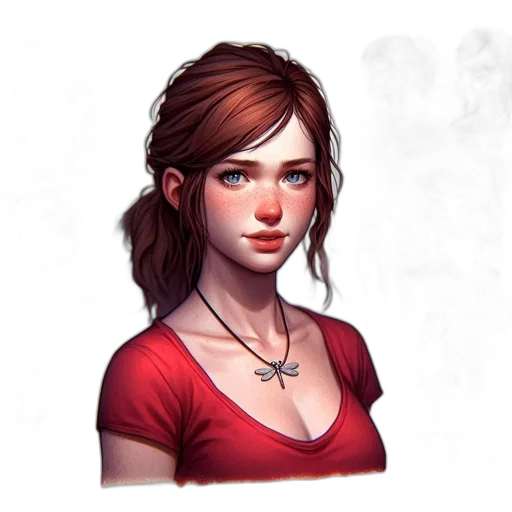 face, staff, jewelry, fantasy art, concept art, pixel art, photorealistic, red transparent PNG cut-out
