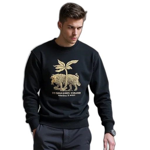 jacket, sweatshirt, stone, island transparent PNG cut-out