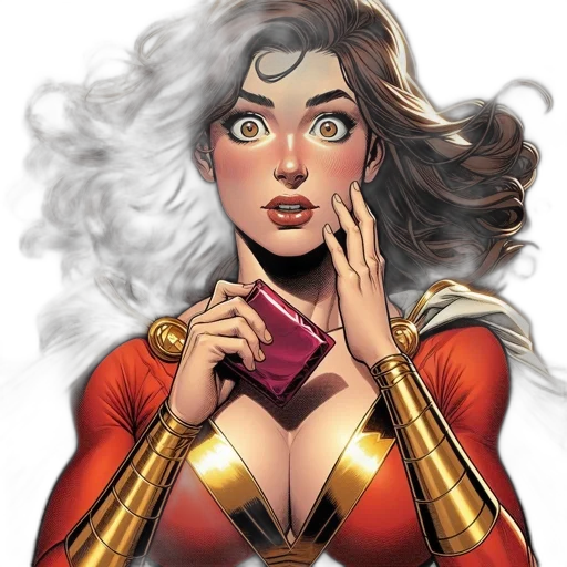 jewelry, comic book art, concept art, fantasy art, cartoon, female, animated, character transparent PNG cut-out
