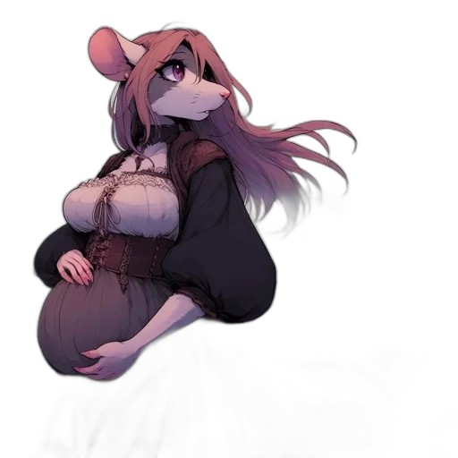 jacket, creature, animal, dress, concept art, pixel art, watercolor, 3d render transparent PNG cut-out