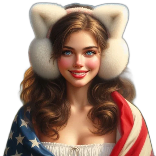 face, mask, photorealistic, fantasy art, cartoon, oil painting, young, woman transparent PNG cut-out