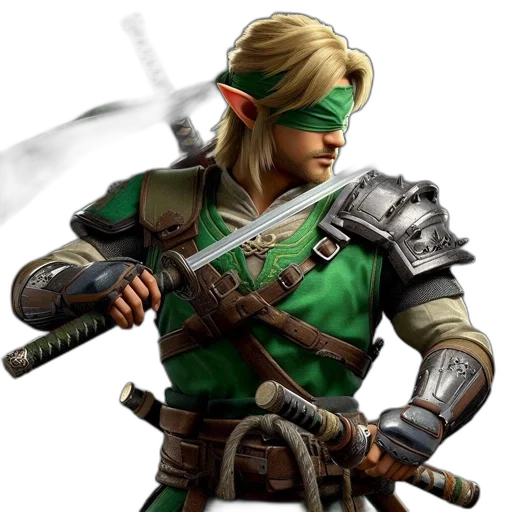 weapon, staff, sword, concept art, fantasy art, 3d render, comic book art, green transparent PNG cut-out