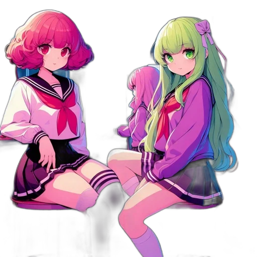 jacket, dress, staff, furniture, anime, pixel art, concept art, vaporwave transparent PNG cut-out