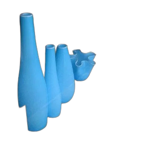 umbrella, weapon, mask, bottle, 3d render, blue, black, white transparent PNG cut-out