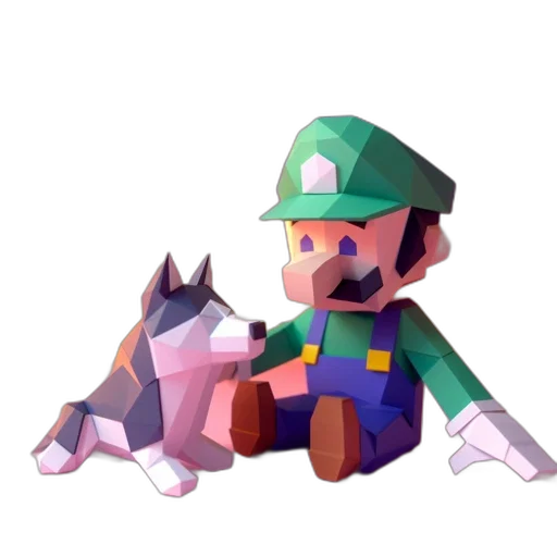 animal, staff, creature, weapon, pixel art, 3d render, concept art, watercolor transparent PNG cut-out