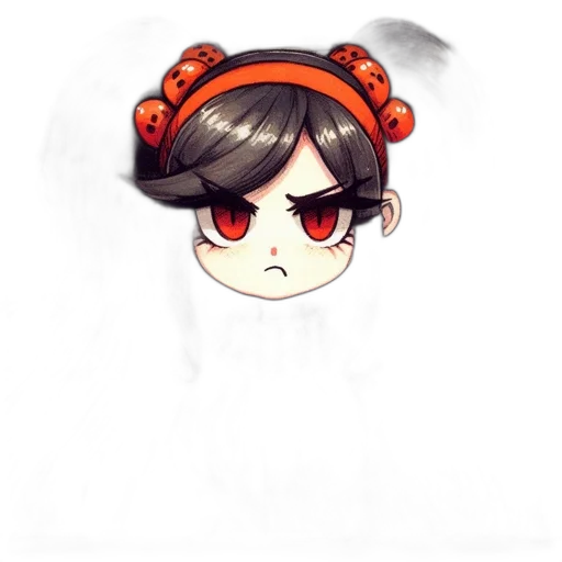 creature, staff, hat, mask, pixel art, anime, concept art, cartoon transparent PNG cut-out