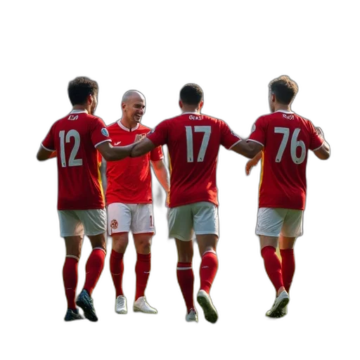 pixel art, concept art, red, team transparent PNG cut-out