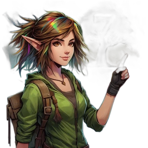 staff, fantasy art, concept art, pixel art, photorealistic, green, earth tones, colorful transparent PNG cut-out