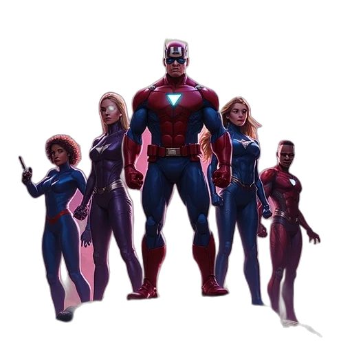 concept art, comic book art, 3d render, cover transparent PNG cut-out