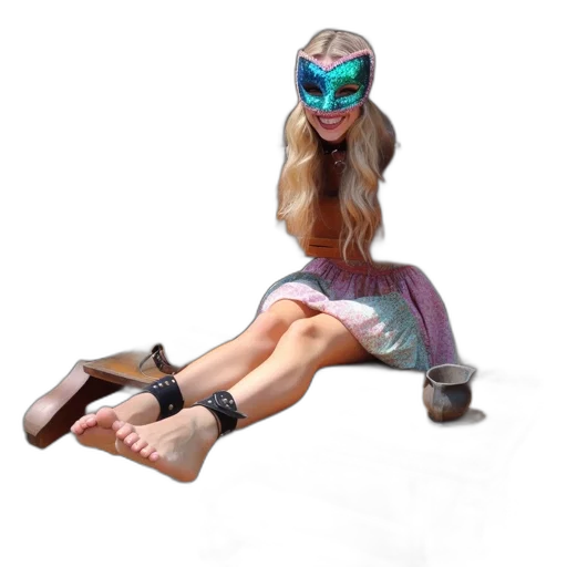 mask, robot, shoes, furniture, 3d render, concept art, photorealistic, fantasy art transparent PNG cut-out