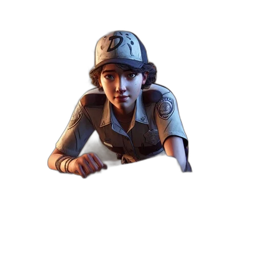 hat, weapon, face, staff, concept art, pixel art, 3d render, photorealistic transparent PNG cut-out