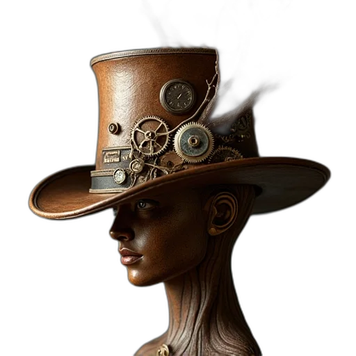 hat, jewelry, crown, staff, concept art, photorealistic, fantasy art, 3d render transparent PNG cut-out