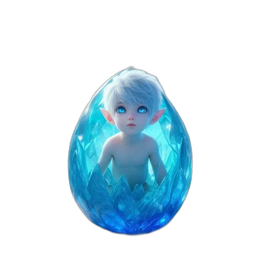 jewelry, creature, crown, dress, 3d render, concept art, fantasy art, photorealistic transparent PNG cut-out