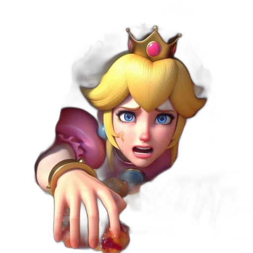 crown, weapon, face, staff, concept art, 3d render, pixel art, fantasy art transparent PNG cut-out