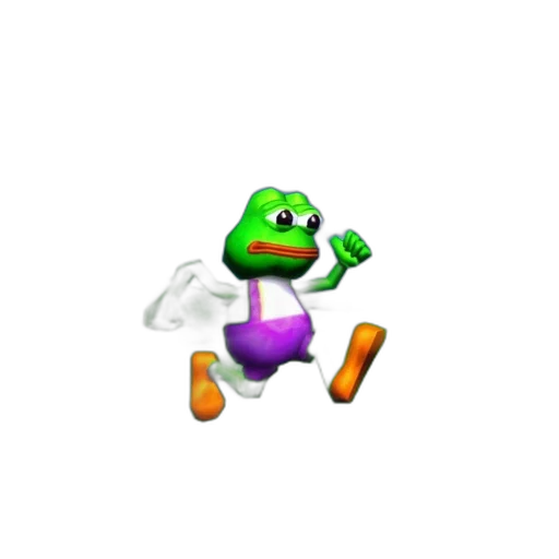 robot, weapon, creature, staff, 3d render, pixel art, concept art, green transparent PNG cut-out