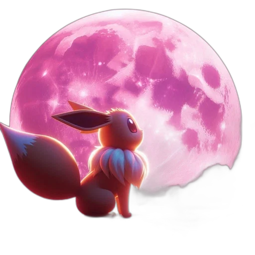creature, dragon, animal, umbrella, concept art, 3d render, vaporwave, fantasy art transparent PNG cut-out