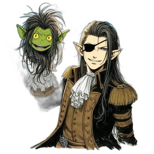 dragon, fantasy art, concept art, comic book art, watercolor, green, two, characters transparent PNG cut-out