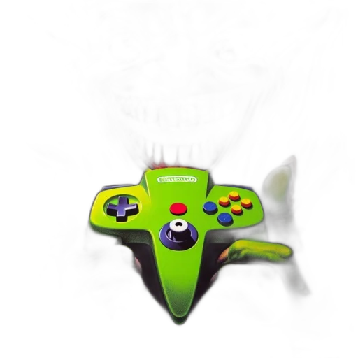 weapon, 3d render, photorealistic, concept art, pixel art, eccentric, green-skinned, creature transparent PNG cut-out