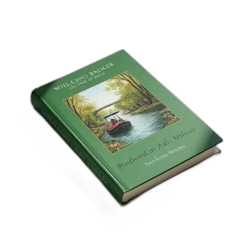 photorealistic, underwater, forest, green, book, titled, badger, barge transparent PNG cut-out
