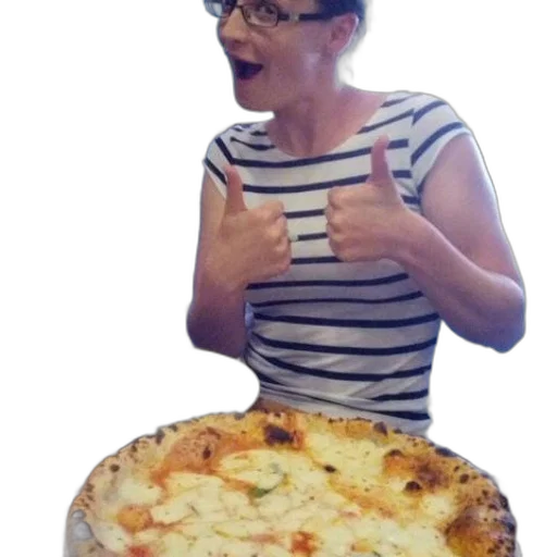 food, jacket, face, staff, fire, woman, striped, shirt transparent PNG cut-out