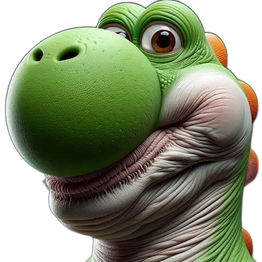animal, dragon, face, creature, photorealistic, 3d render, concept art, image transparent PNG cut-out