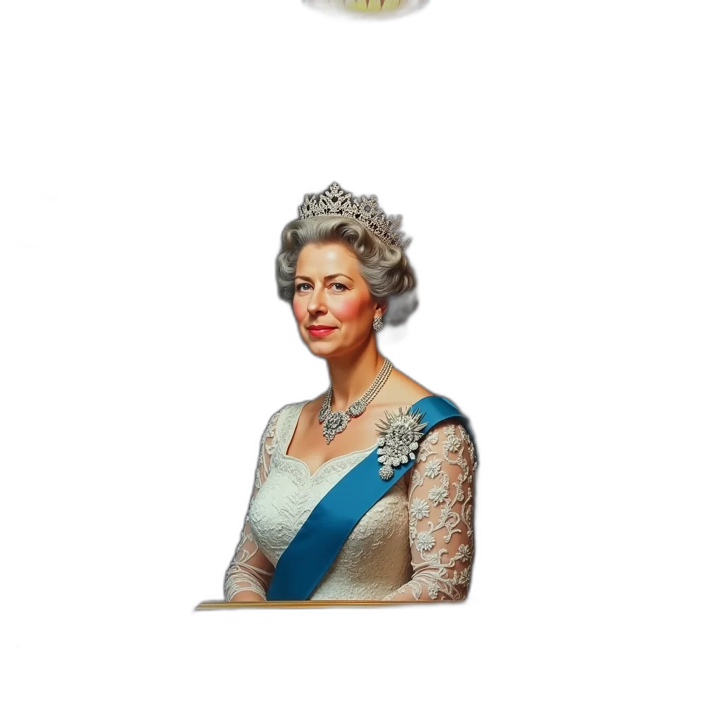 crown, jewelry, staff, dress, wall, large, framed, portrait transparent PNG cut-out