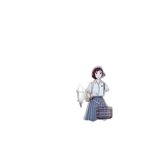 creature, dress, robot, staff, pixel art, anime, vaporwave, 3d render transparent PNG cut-out