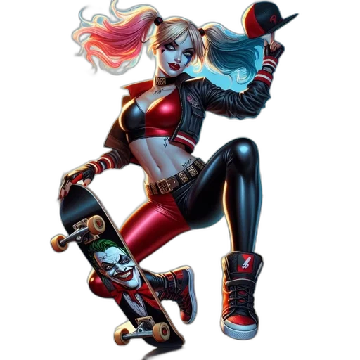 comic book art, concept art, cartoon, pixel art, red, woman, performs, dynamic transparent PNG cut-out
