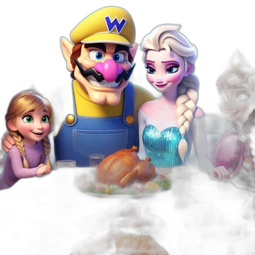 crown, 3d render, concept art, fantasy art, snow, underwater, fog, fire transparent PNG cut-out