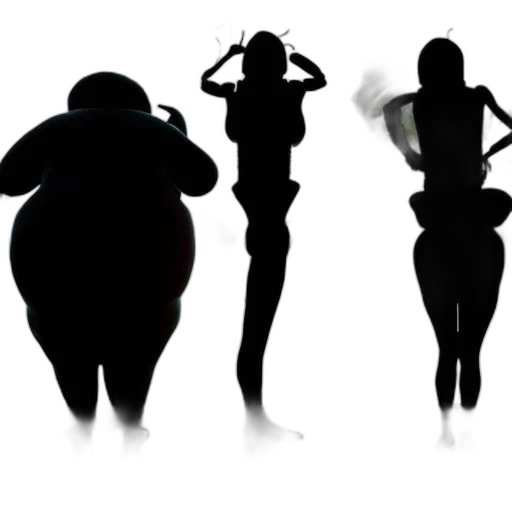 dress, food, hat, concept art, 3d render, three, silhouettes, face transparent PNG cut-out