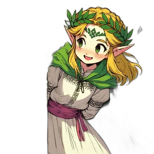 staff, crown, dress, mask, pixel art, concept art, fantasy art, watercolor transparent PNG cut-out