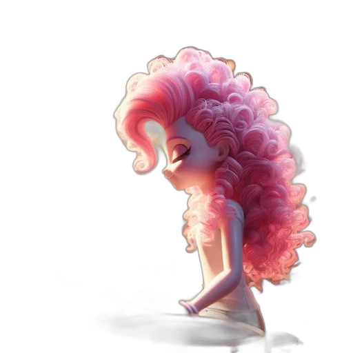 hair, dress, creature, crown, concept art, watercolor, fantasy art, pixel art transparent PNG cut-out