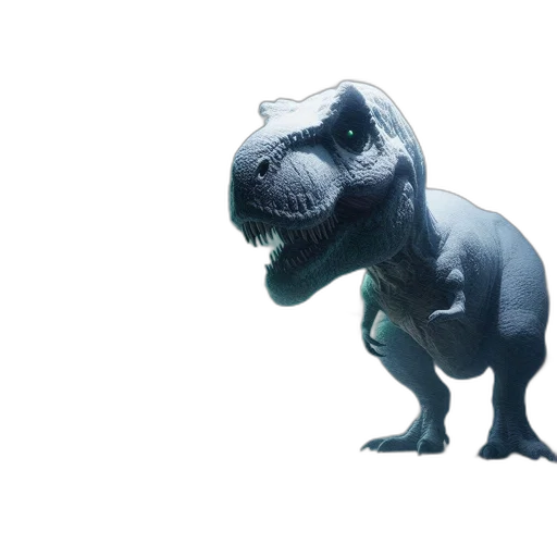 creature, animal, dragon, 3d render, concept art, photorealistic, t-rex, stands transparent PNG cut-out
