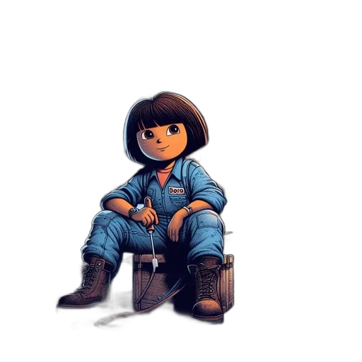 jacket, robot, furniture, concept art, pixel art, 3d render, comic book art, outer space transparent PNG cut-out