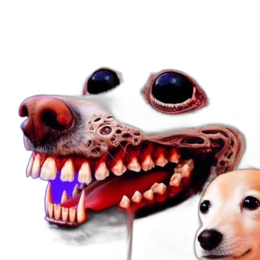 mask, creature, animal, face, photorealistic, 3d render, concept art, pixel art transparent PNG cut-out