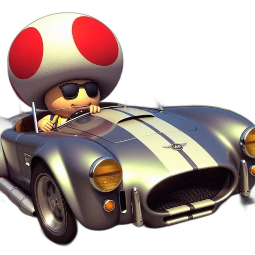 car, 3d render, concept art, cartoon, photorealistic, two, animated, characters transparent PNG cut-out