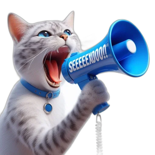 staff, animal, weapon, photorealistic, anthropomorphized, cat, blue, eyes transparent PNG cut-out